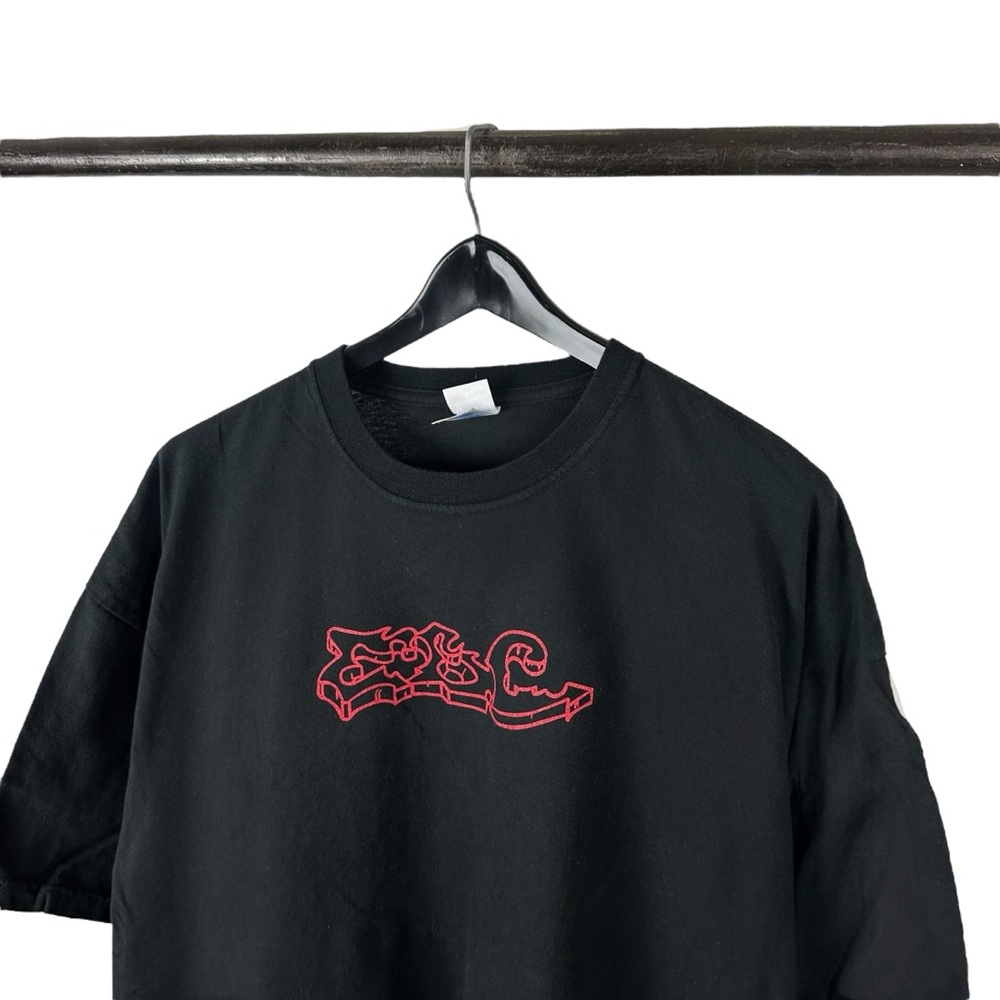 Vintage 90s The Liver Is Evil & Must Be Punished Drinking Bar Shirt Size 2XL - Picture 7 of 8